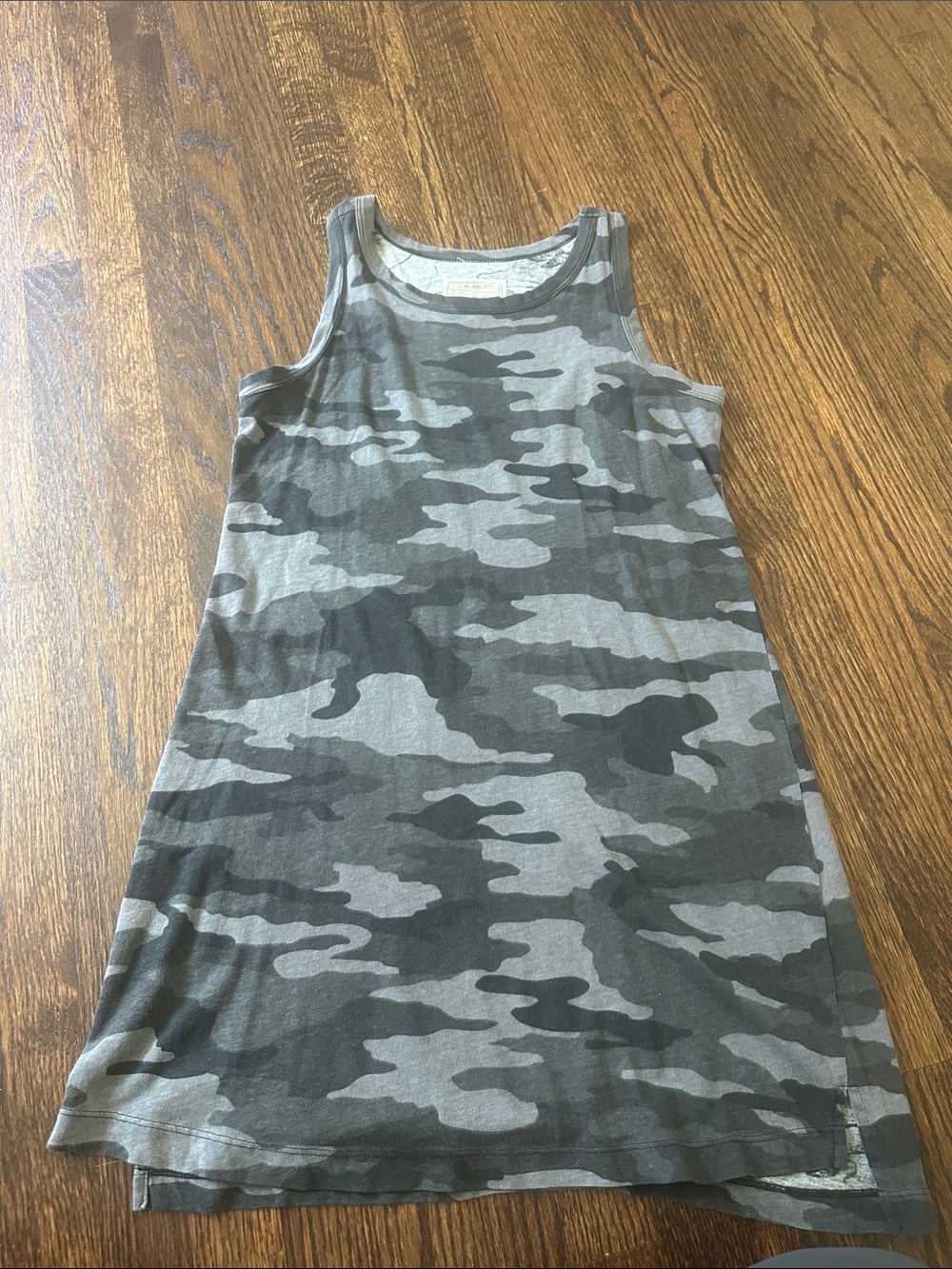 Current/Elliott Gray Camo Tank Dress, size 0